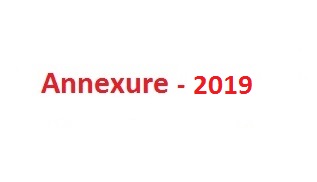 Annexure - 2019